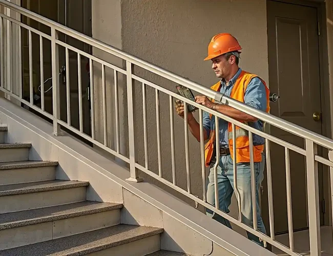 Steps & Railing Installation Services with Safety & Compliance
